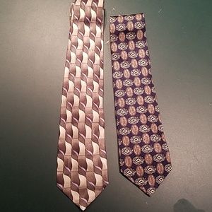 Silk set of 2 ties